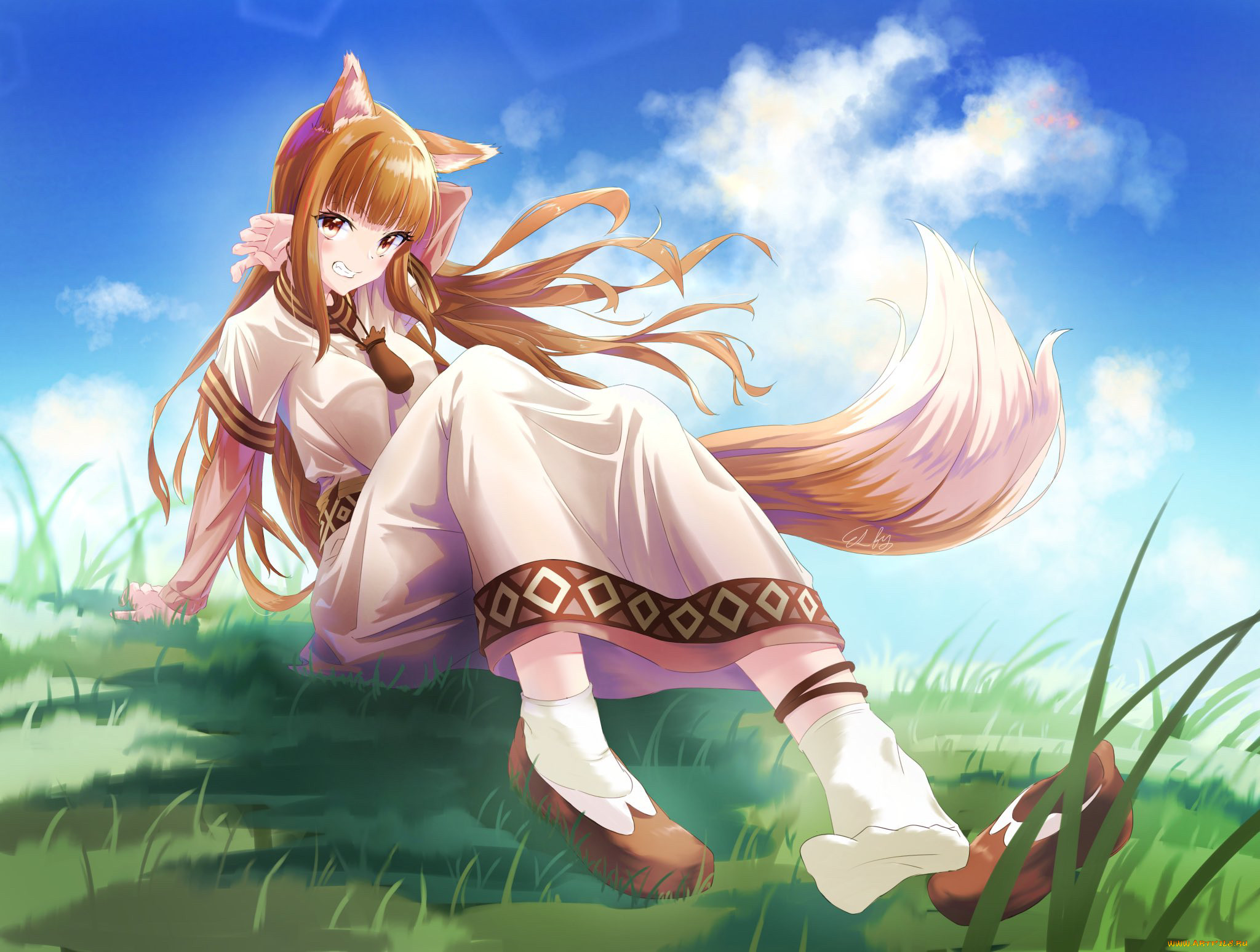 Обои Аниме Spice and Wolf, обои для рабочего стола, фотографии аниме, spice  and wolf, волчица, и, пряности Обои для рабочего стола, скачать обои  картинки заставки на рабочий стол.